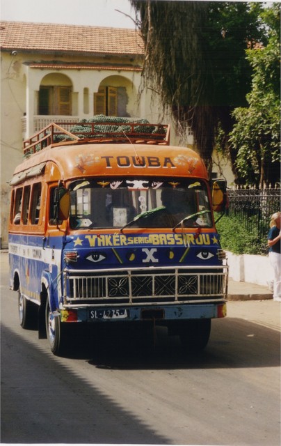 A Senegalese co-op bus running between Dakar and the Holy City of Touba by ACL